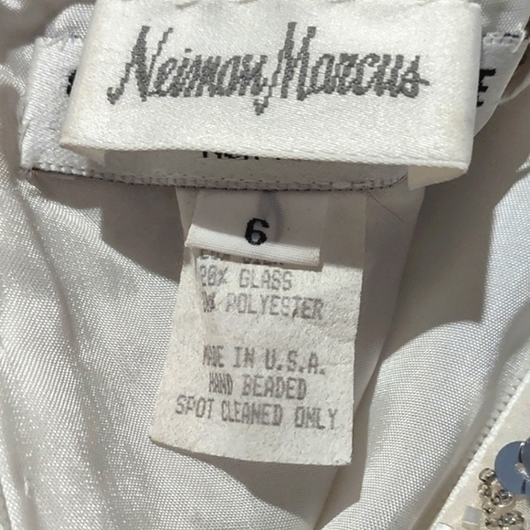 Neiman Marcus Vintage George F Couture Beaded Formal Gown - Picture 5 of 11